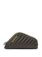 Matchesfashion.com Balenciaga - Car Quilted Leather Pouch - Mens - Black Yellow