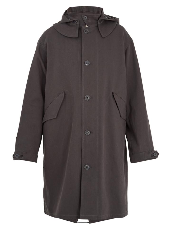 Lemaire Oversized Hooded Cotton-twill Parka