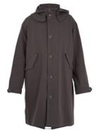Lemaire Oversized Hooded Cotton-twill Parka