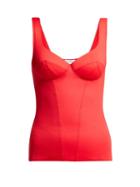 Matchesfashion.com Ernest Leoty - Jade Supportive Tank Top - Womens - Red