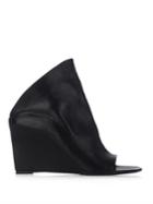 Balenciaga Prism Leather Wedge Mules