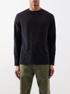 Affxwrks - Boxed Seam-stitched Technical-mesh Top - Mens - Black