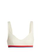 Matchesfashion.com Solid & Striped - The Katie Bikini Top - Womens - Cream Multi