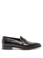 Matchesfashion.com John Lobb - Upton Monk-strap Leather Loafers - Mens - Black