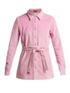 Matchesfashion.com Staud - Haley Corduroy Shirt Jacket - Womens - Pink