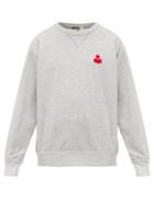 Matchesfashion.com Isabel Marant - Mike Cotton Blend Sweatshirt - Mens - Dark Grey
