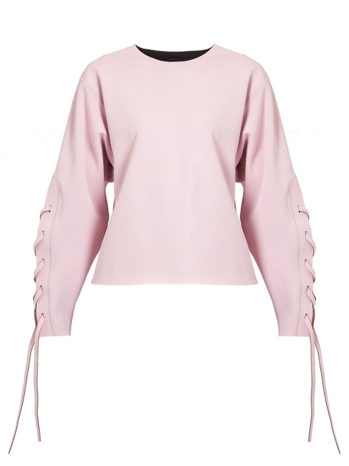 Charli Cohen Omega Lace-sleeve Performance Sweatshirt