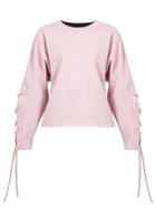 Charli Cohen Omega Lace-sleeve Performance Sweatshirt