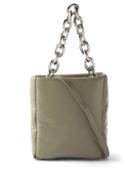 Stand Studio - Diya Leather Cross-body Bag - Womens - Khaki