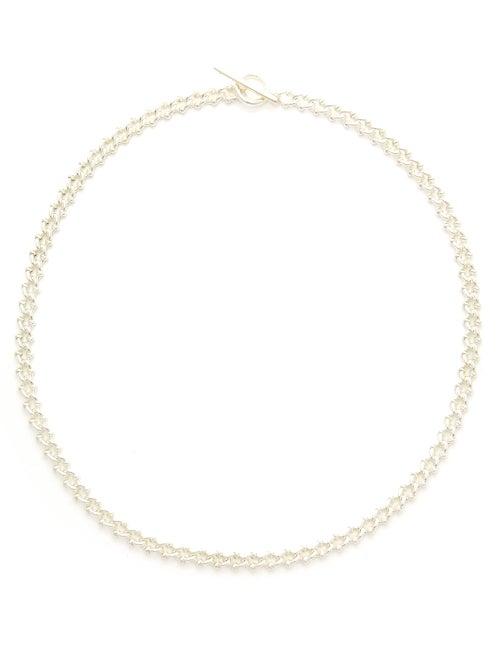 Matchesfashion.com All Blues - Dna Sterling Silver Necklace - Mens - Silver