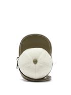 Matchesfashion.com Jw Anderson - Cap Nano Canvas And Leather Cross-body Bag - Womens - Green Multi