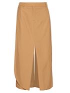 Sies Marjan Technical Wool-twill Midi Skirt