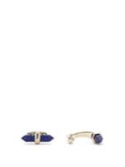 Matchesfashion.com Paul Smith - Stripe Stone Cufflinks - Mens - Blue Silver