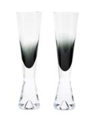 Tom Dixon - Set Of Two Tank Ombr Champagne Glasses - Mens - Black