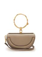 Matchesfashion.com Chlo - Nile Minaudire Small Leather Clutch - Womens - Grey