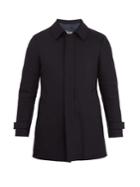 Herno Point-collar Waterproof Padded Wool-blend Coat