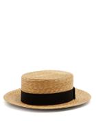 Prada Straw Boater Hat