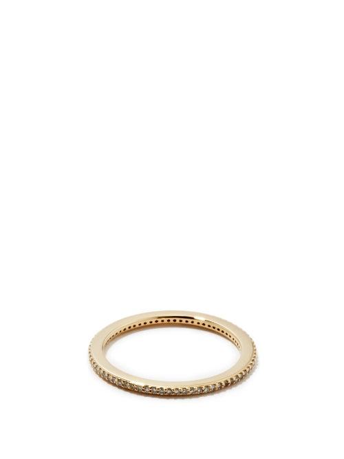 Otiumberg - Diamond & 9kt Recycled-gold Eternity Ring - Womens - Yellow Gold