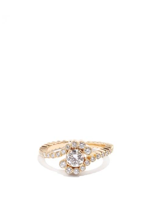 Ladies Fine Jewellery Sophie Bille Brahe - Monica Diamond & 18kt Gold Ring - Womens - Diamond