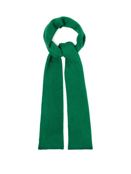 Matchesfashion.com The Elder Statesman - Super Duper Cashmere Scarf - Womens - Green