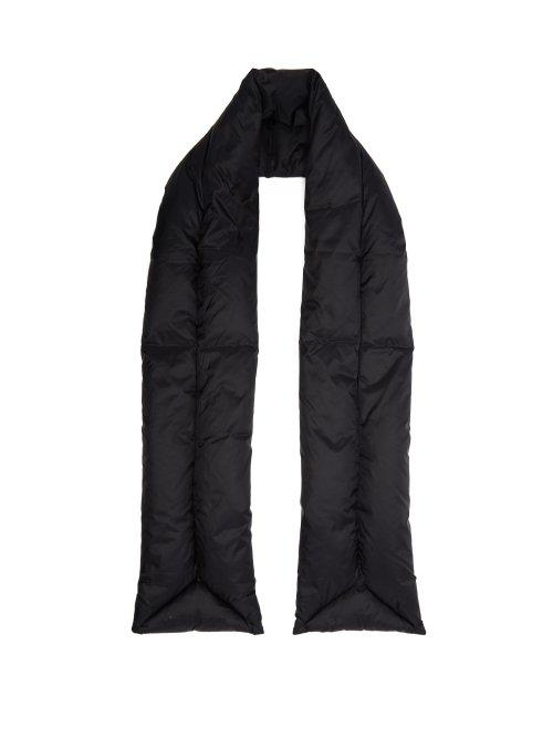 Matchesfashion.com Acne Studios - Quilted Padded Scarf - Womens - Black