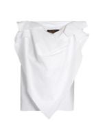 Vivienne Westwood Anglomania Sueno Frayed-edge Cotton Blouse