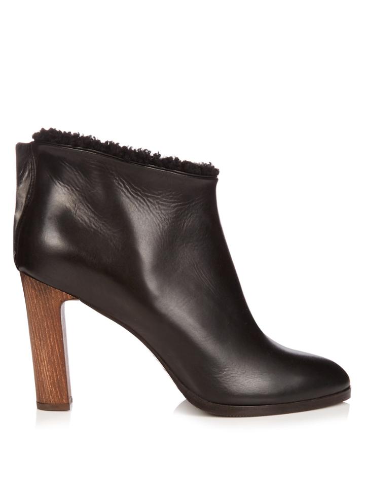Álvaro Shearling-lined Leather Ankle Boots