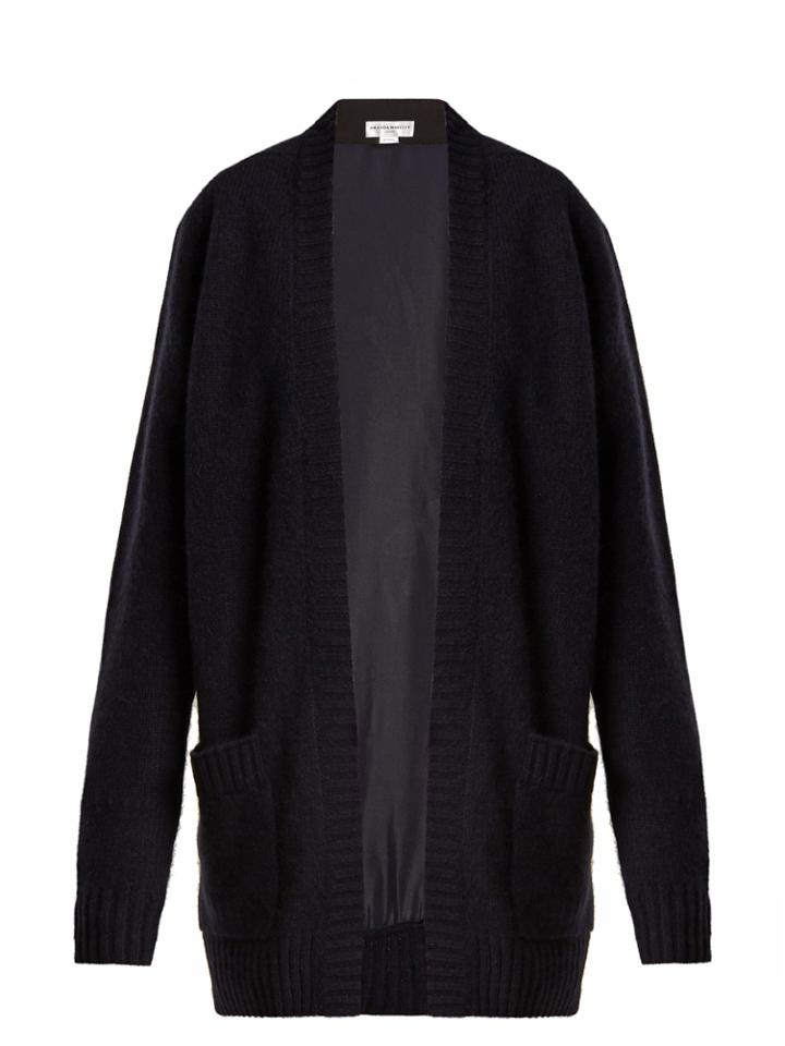 Amanda Wakeley The Larson Contrast-back Cashmere Cardigan