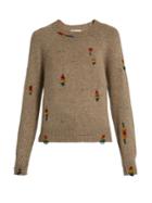 Marc Jacobs Embellished Wool-blend Sweater