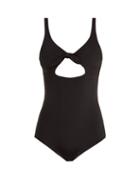 Matchesfashion.com Mara Hoffman - Adeline Bow Cut Out Swimsuit - Womens - Black