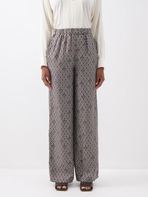 Max Mara - Taro Trousers - Womens - Brown