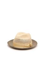 Matchesfashion.com Borsalino - Quito Woven Straw Panama Hat - Mens - Navy Multi