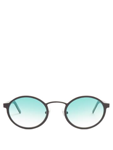Blyszak Round-frame Metal Sunglasses