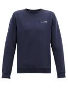 Matchesfashion.com A.p.c. - Logo-print Cotton Sweatshirt - Mens - Dark Navy