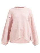 Matchesfashion.com Acne Studios - Kiara Crew Neck Sweater - Womens - Light Pink