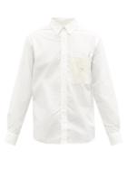 Craig Green - Cutout-pocket Cotton-poplin Shirt - Mens - White