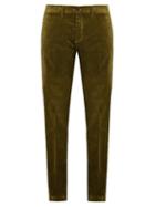 Massimo Alba Mid-rise Cotton-velvet Trousers