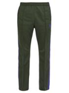 Matchesfashion.com Needles - Side Stripe Technical Jersey Track Pants - Mens - Green