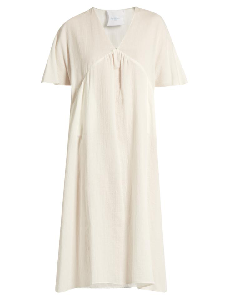 Loup Charmant Abid Fluted-sleeve Cotton Kaftan