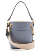 Matchesfashion.com Chlo - Roy Mini Leather Bucket Bag - Womens - Light Blue