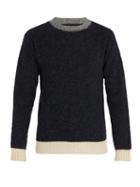 Matchesfashion.com Howlin' - Crew Neck Felted Wool Sweater - Mens - Charcoal