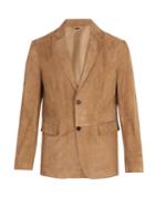 Dunhill Single-breasted Suede Blazer