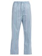 Matchesfashion.com Derek Rose - Wellington Striped Cotton Pyjama Trousers - Mens - Multi