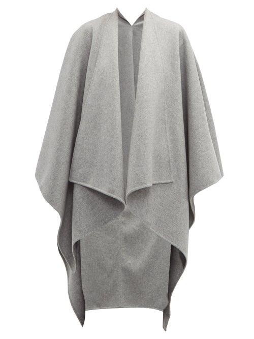 Matchesfashion.com Joseph - Wool Blend Poncho - Womens - Grey