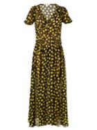 Attico Polka-dot Silk-chiffon Dress
