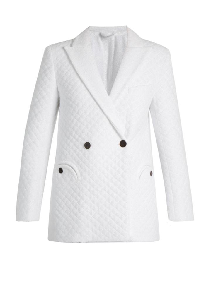 Blazé Milano Mmm Pool Quilted Bamboo-blend Blazer