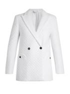 Blazé Milano Mmm Pool Quilted Bamboo-blend Blazer