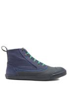 Lanvin Rubber And Canvas High-top Trainers