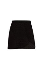 Matchesfashion.com Missoni Mare - High Rise Lam Crochet Wrap Skirt - Womens - Black