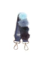 Fendi Strap You Mini Fur Pompom Embellished Bag Strap